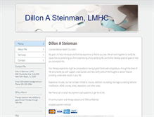 Tablet Screenshot of dillonasteinman.com